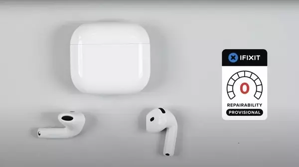 Новые наушники Apple AirPods 4 получили 0 баллов за ремонтопригодность