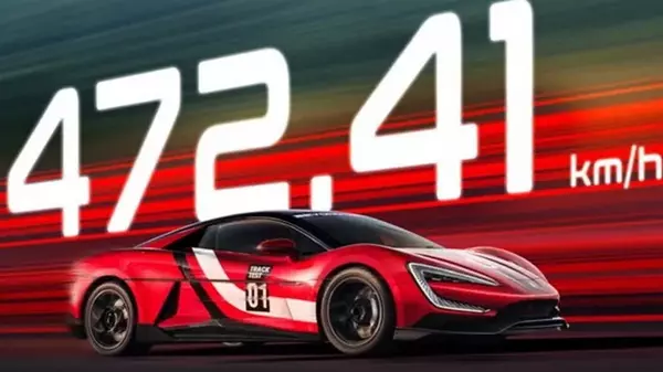 BYD Yangwang U9 установил мировой рекорд скорости для электромобилей