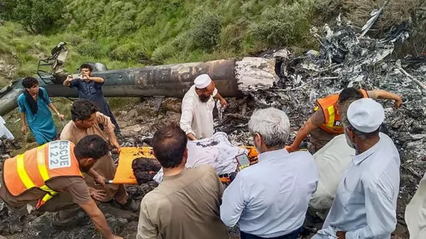 В Пакистане разбился военный вертолет: есть погибшие