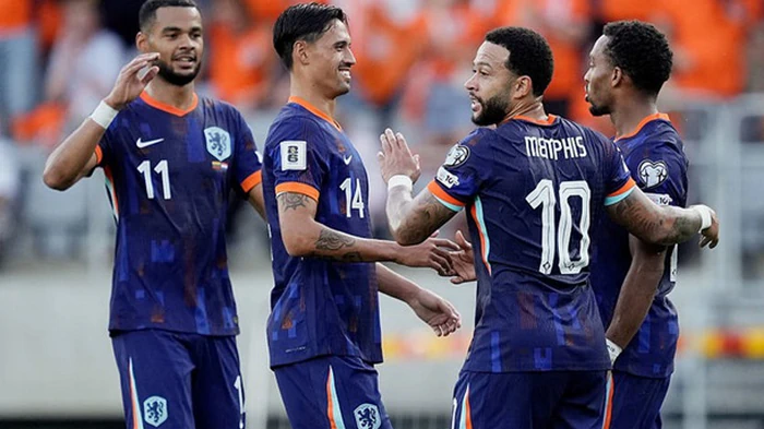 Литовцы уступают Нидерландам в отборочном матче на ЧМ-2026