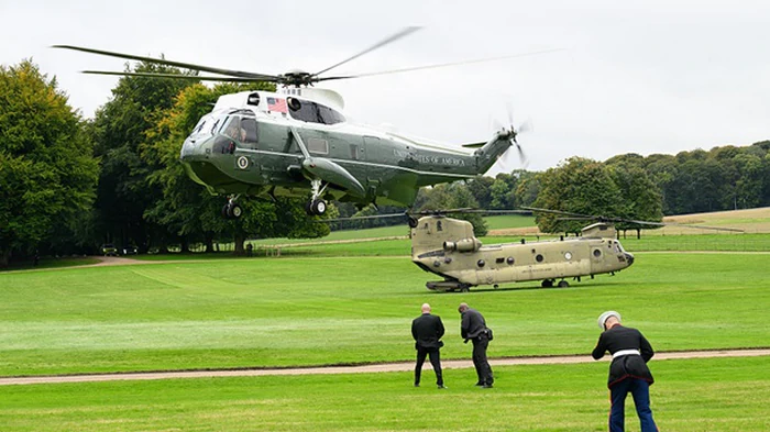 Вертолет Трампа совершил экстренную посадку в Великобритании
