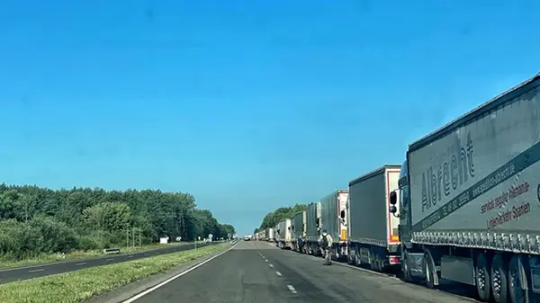 На границе с Польшей возможны проблемы с движением грузовиков