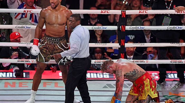Энтони Джошуа сказал, что в бою с Джейком Полом работал не так, как надо