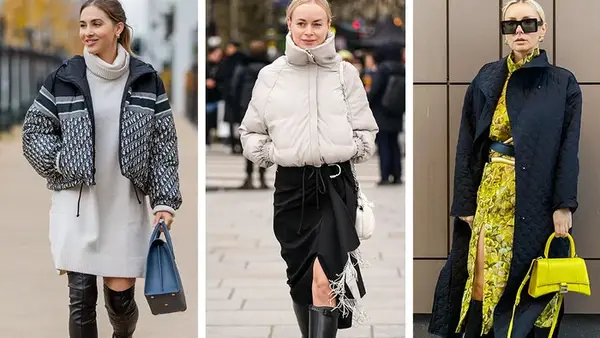 С чем носить укороченную и длинную верхнюю одежду зимой