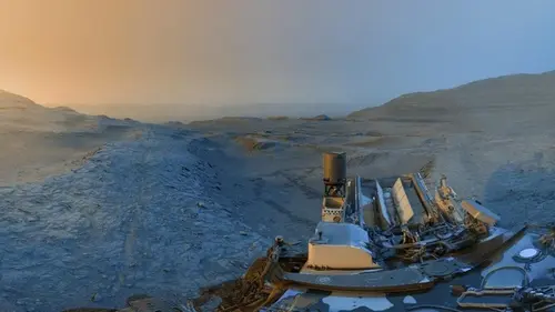 Curiosity сделал снимок Марса, напоминающий закат солнца на Земле