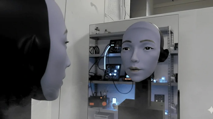 Роботу с ИИ включили YouTube и дали зеркало: что из этого получилось