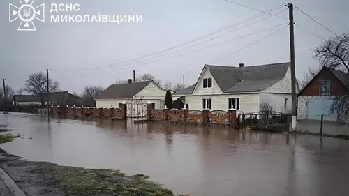 На Николаевщине подтоплено 17 населенных пунктов