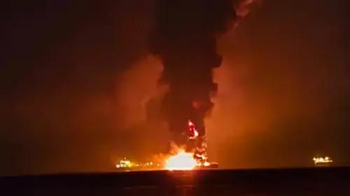 В Персидском заливе горят нефтяные танкеры после атаки Ирана — СМИ