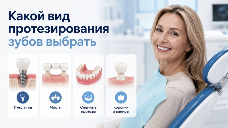 Какой вид протезирования зубов выбрать