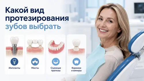 Какой вид протезирования зубов выбрать
