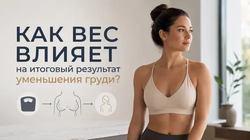 Как вес влияет на итоговый результат уменьшения груди?