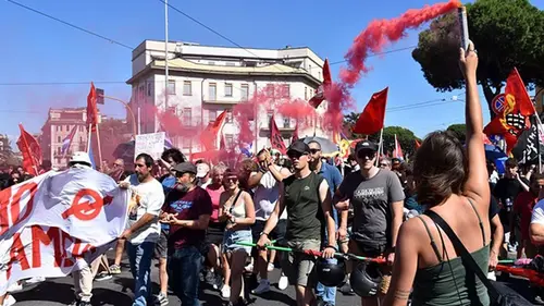 В Риме прошел массовый митинг против мигрантов
