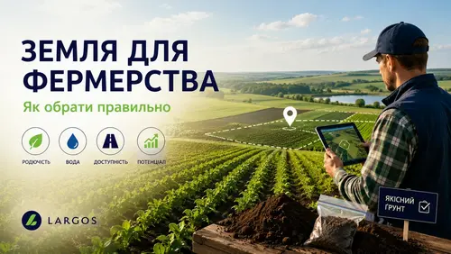 Ділянка землі для фермерства: як її оцінити та обрати при купівлі