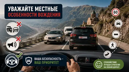 уважайте особенности местного вождения