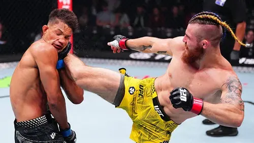 В Баку украинец Донченко нокаутом поверг шведского соперника в рамках UFC