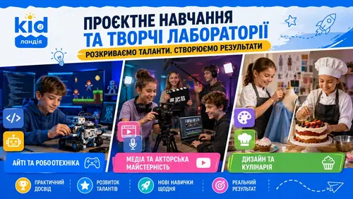 Проєктне навчання та творчі лабораторії