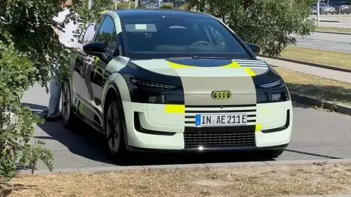 Самый дешевый электромобиль Audi рассекретили до премьеры (видео)
