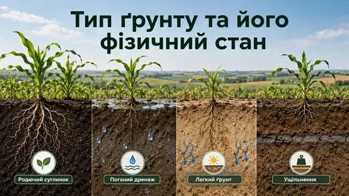 Тип ґрунту та його фізичний стан