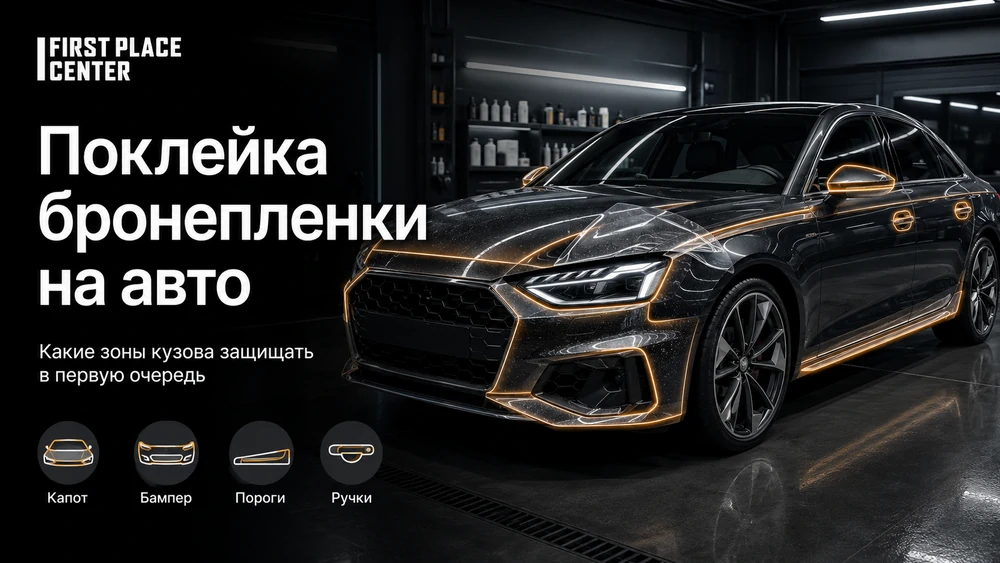 Поклейка бронепленки на авто: какие зоны кузова стоит защищать в первую очередь