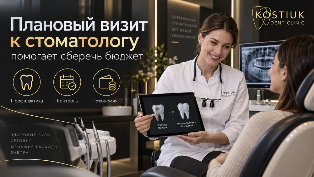 Современная стоматология: почему плановый визит к врачу сбережет ваш бюджет