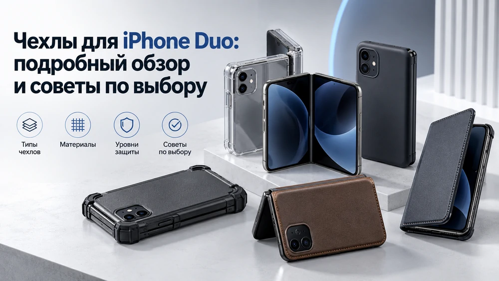 Чехлы для iPhone Duo: подробный обзор и советы по выбору