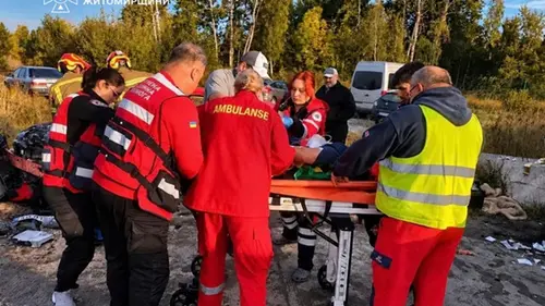 В ДТП в Житомирской области пострадали трое детей и трое взрослых