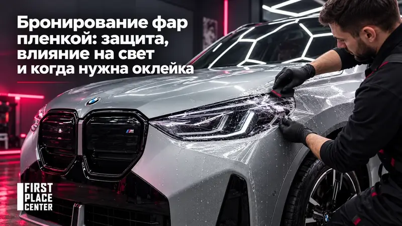 Бронирование фар пленкой: от каких повреждений защищает, влияет ли на свет и когда стоит делать оклейку