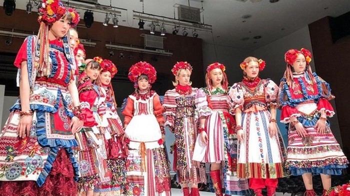 В Японии прошел модный показ украинских вышиванок