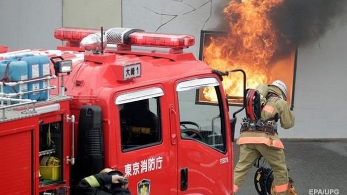 В Японии загорелось здание Министерства экономики