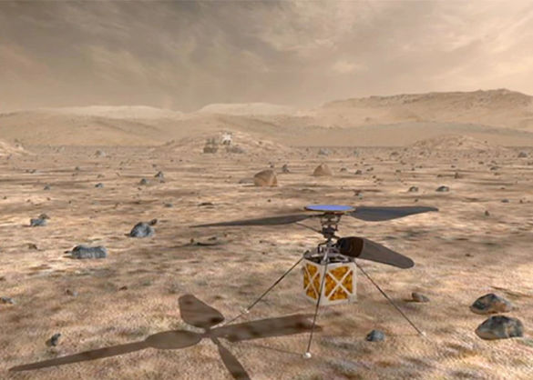 В США создали прототип вертолета для исследований Марса